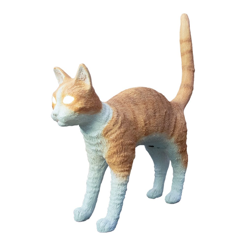 テーブルランプ 猫 Cat 猫の目 LED 黒猫 白猫 北欧 おしゃれ