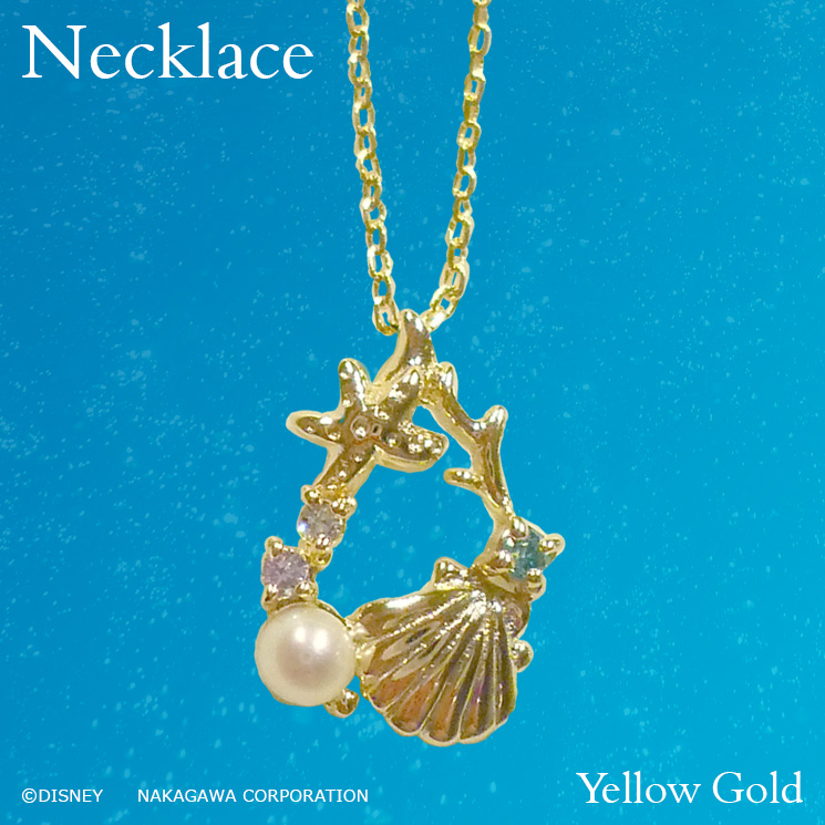 な*様 即日発送！新品未使用！リトルマーメイド ヴァネッサ ネックレス付き ディ Disney（ディズニー） ネックレス レディース アリエル リトル