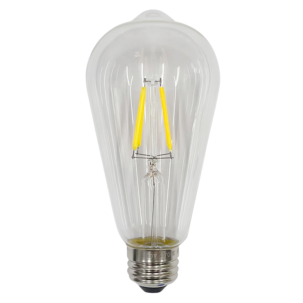 LED電球 E26 20W相当 40W相当 レトロ球 電球色 ガラス エジソン球 爆買