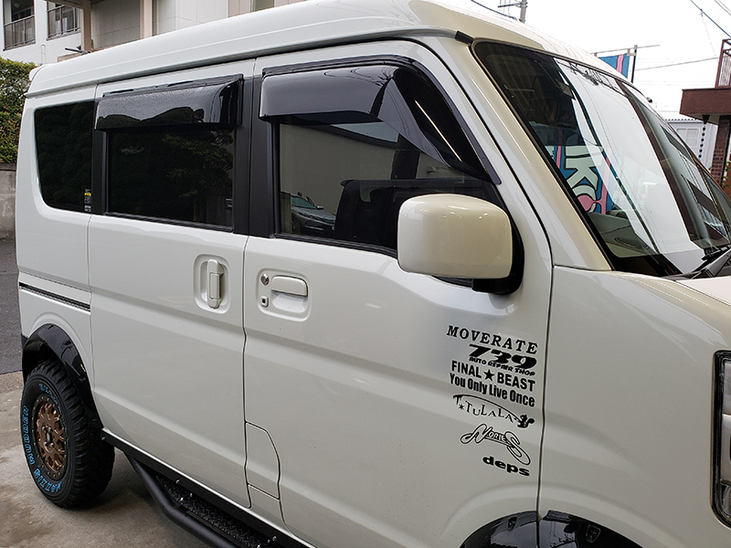エブリイ エブリイワゴン DA17V DA17W DA18 ドアバイザー ビッグ