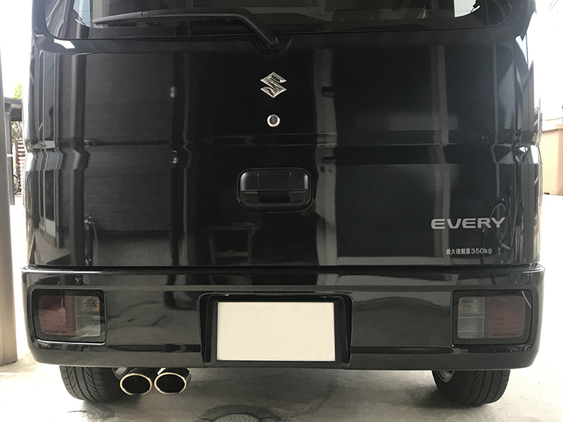 エブリイ バン DA17V DA18 DA64V テールレンズカバー ライトスモーク