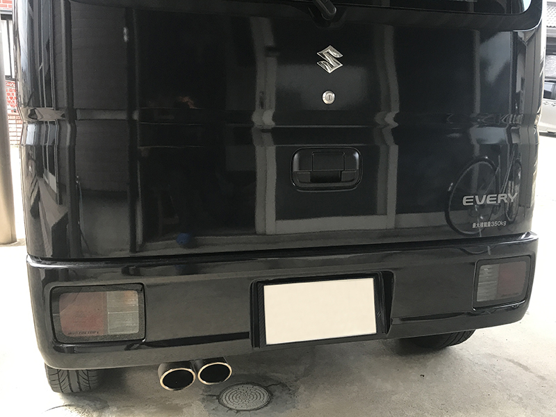 エブリイ バン DA17V DA18 DA64V テールレンズカバー ライトスモーク