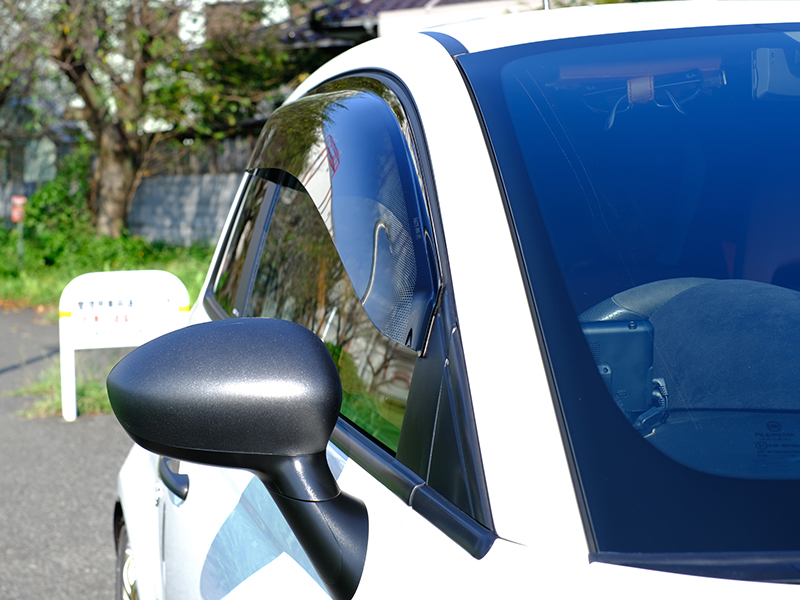 フィアット500 アバルト500 ドアバイザー ライトスモーク FIAT500
