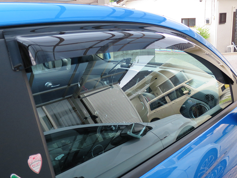 フィアット500 アバルト500 ドアバイザー セミ ワイド FIAT500