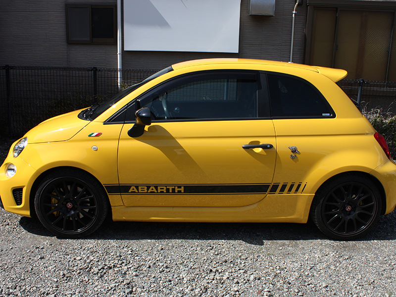 フィアット500 アバルト500 ドアバイザー セミ ワイド FIAT500