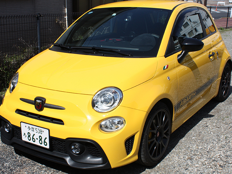 フィアット500 アバルト500 ドアバイザー セミ ワイド FIAT500