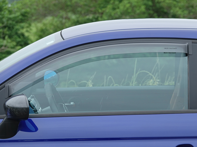 フィアット500 アバルト500 ドアバイザー セミ ワイド FIAT500