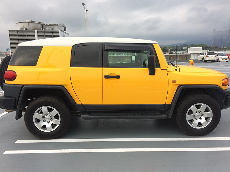 FJクルーザー ドアバイザー ビッグ ワイドバイザー ダークスモーク FJ