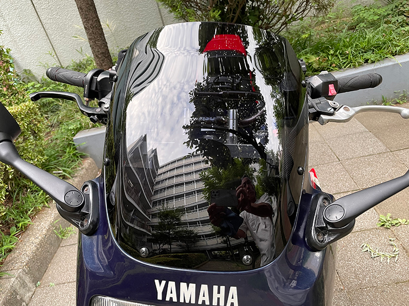 ヤマハ FZ750 (1FM) スクリーン ロングサイズ パーツ ダークスモーク