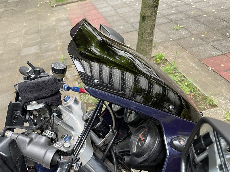 ヤマハ FZ750 (1FM) スクリーン ロングサイズ パーツ ダークスモーク