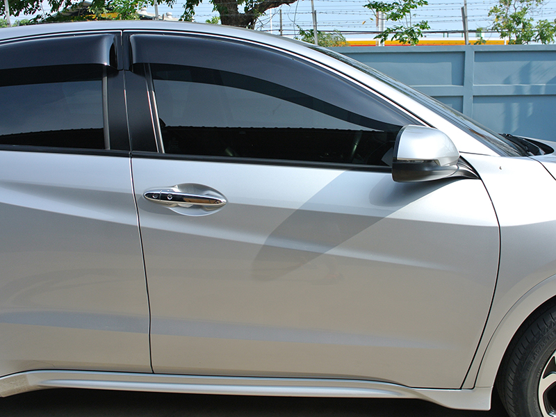 ホンダ ヴェゼル VEZEL ドアバイザー 前後 ダーク ビッグ ワイド