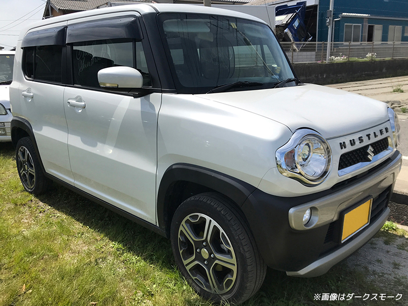 ハスラー MR31S MR41S ドアバイザー ビッグ ワイドバイザー ライト