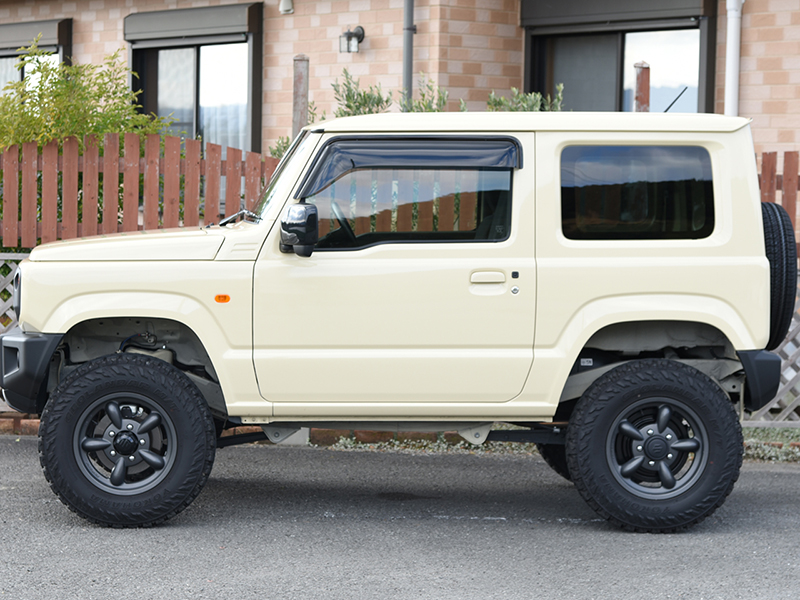 新型 ジムニー JB64 JB64W JB74 JB74W ドアバイザー ビッグ ワイドバイザー ダーク パーツ 関連画像5