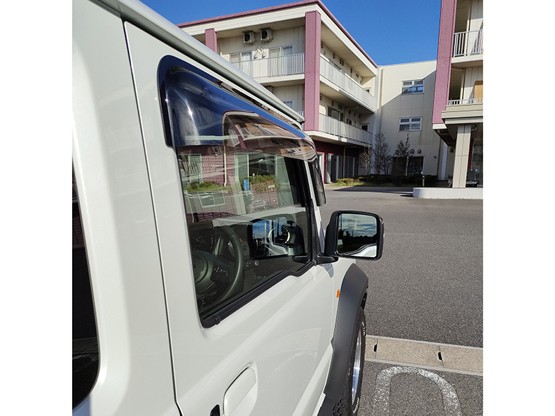 新型 ジムニー JB64 JB64W JB74 JB74W ドアバイザー ビッグ ワイド
