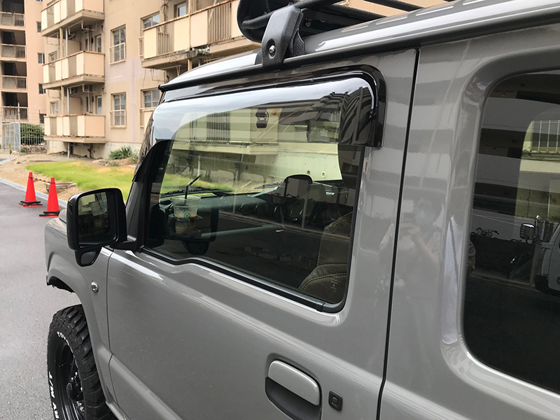 新型 ジムニー JB64 JB64W JB74 JB74W ドアバイザー ビッグ ワイド