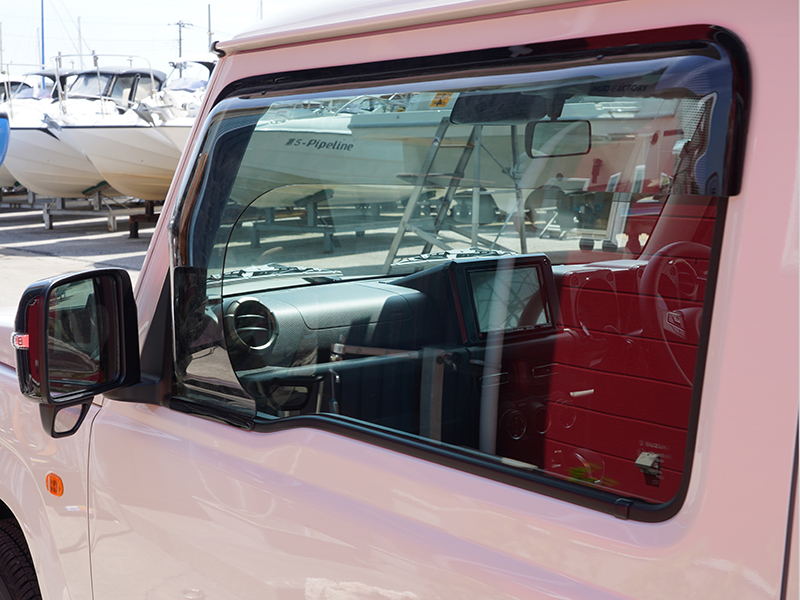 新型 ジムニー JB64 JB64W JB74 JB74W スーパー ワイドバイザー ドア