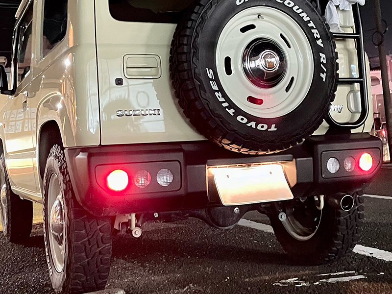 新型 ジムニー JB64 JB64W JB74 JB74W JC74W テールレンズカバー 丸目