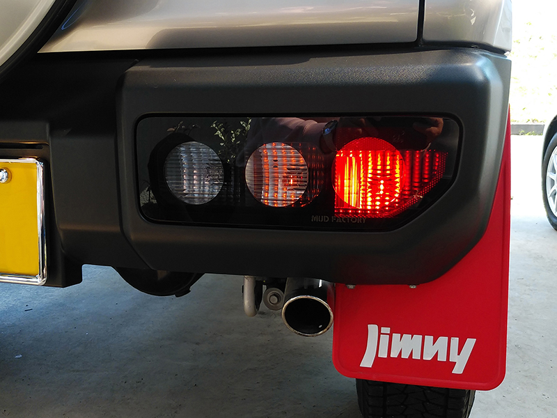 新型 ジムニー JB64 JB64W JB74 JB74W JC74W テールレンズカバー 丸目