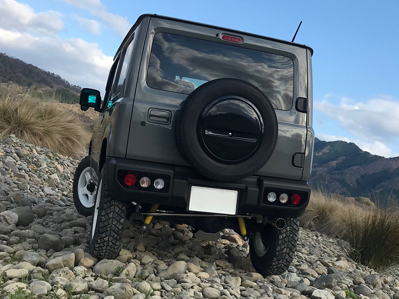 新型 ジムニー JB64 JB64W JB74 JB74W JC74W テールレンズカバー 丸目