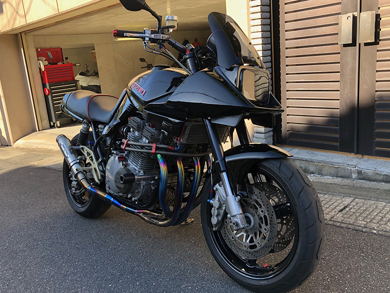 スズキ カタナ GSX1100S GSX1000S GSX750S ヘッドライトカバー ダーク