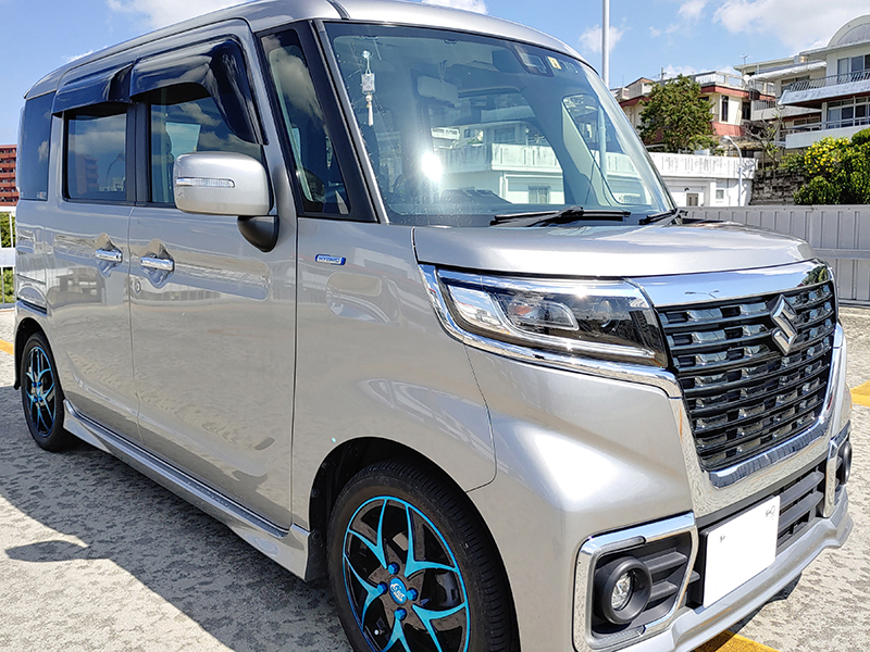 スズキ スペーシア MK53S型 MK33V ドアバイザー ワイドバイザー