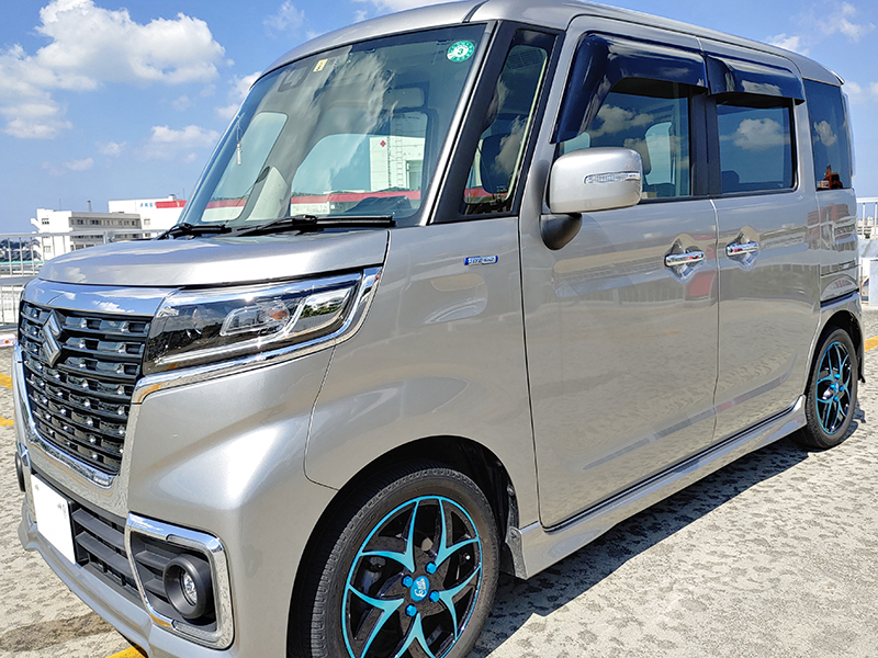 スズキ スペーシア MK53S型 MK33V ドアバイザー ワイドバイザー