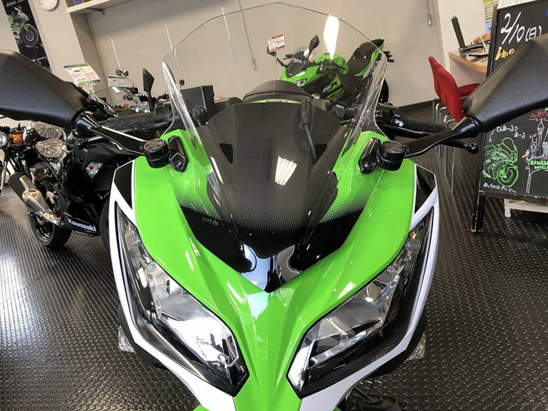 カワサキ ニンジャ EX250L M EX300A B スクリーン 2013-2017 クリア