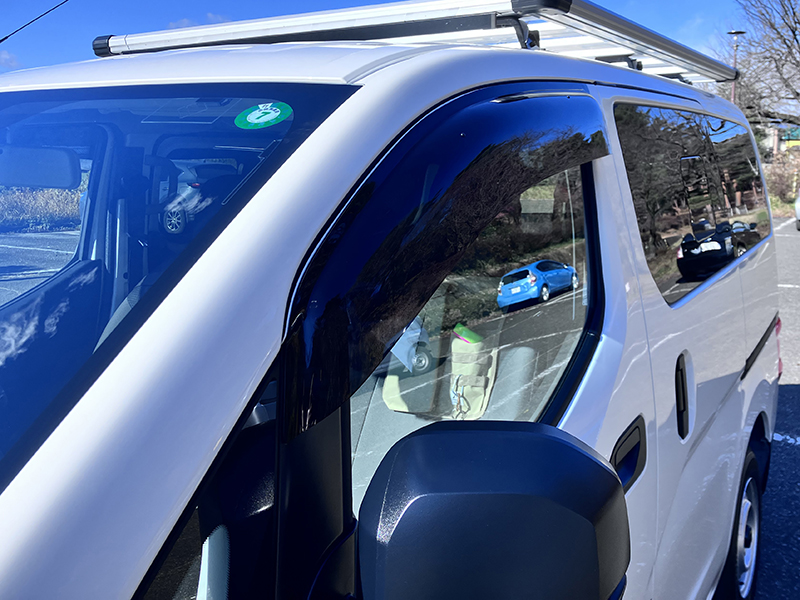 NV200 バネット バン デリカ D3 ドアバイザー ビッグ ワイドバイザー