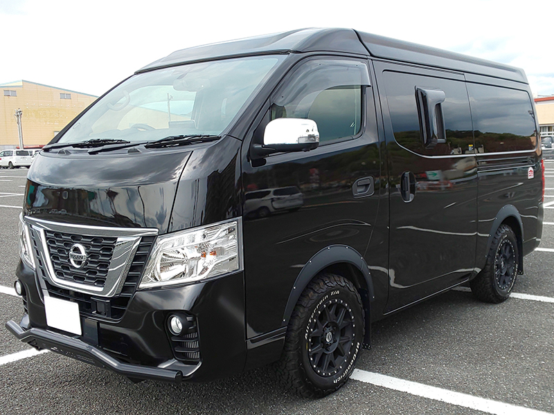 キャラバン ライダー バイザー NV350 キャラバン ドアバイザー スーパー ワイドバイザー ライト