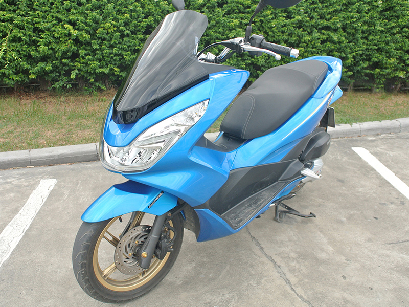 PCX ロング スクリーン ウインドシールド ダーク 2014-2017 JF56 KF18