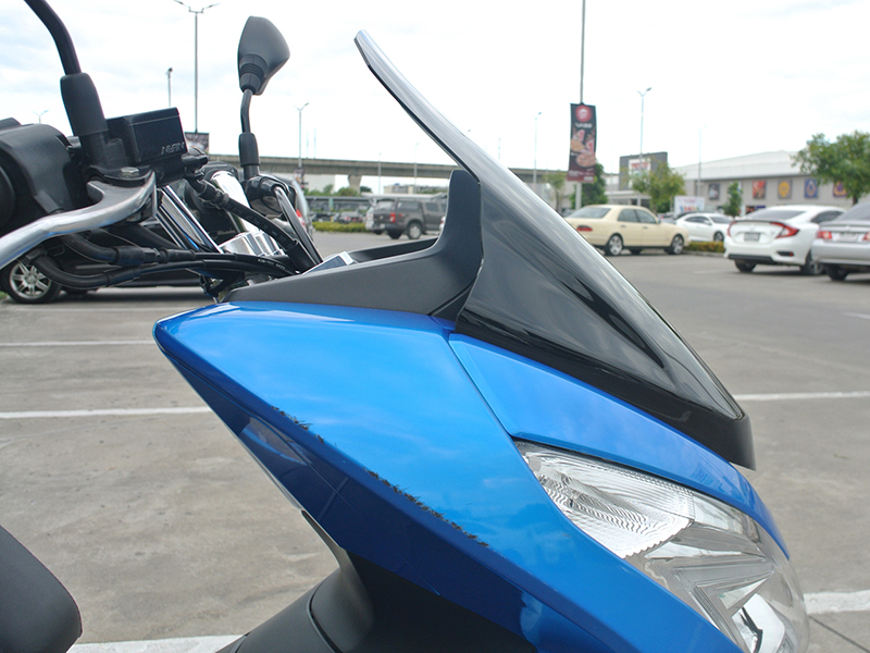 PCX ロング スクリーン ウインドシールド ダーク 2014-2017 JF56 KF18