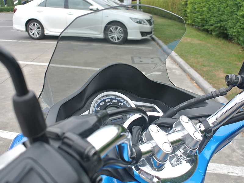 PCX ロング スクリーン ウインドシールド ライト 2014-2017 JF56 KF18