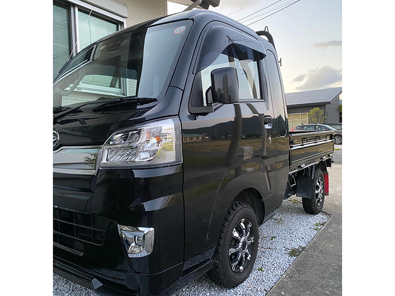 ハイゼットS500P S510P ドアバイザー ビッグ ワイドバイザー ジャンボ