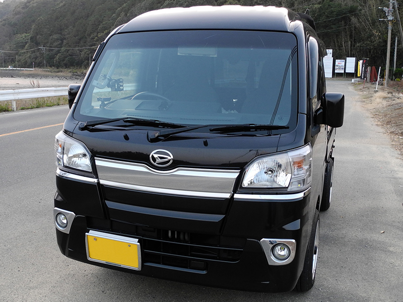 ハイゼットS500P S510P ドアバイザー ビッグ ワイドバイザー ジャンボ