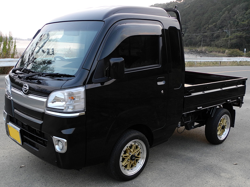 ハイゼットS500P S510P ドアバイザー ビッグ ワイドバイザー ジャンボ