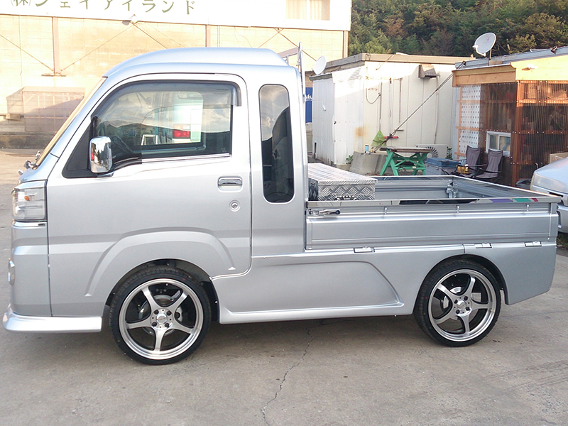 ハイゼットS500P S510P ドアバイザー スーパー ワイドバイザー ライト