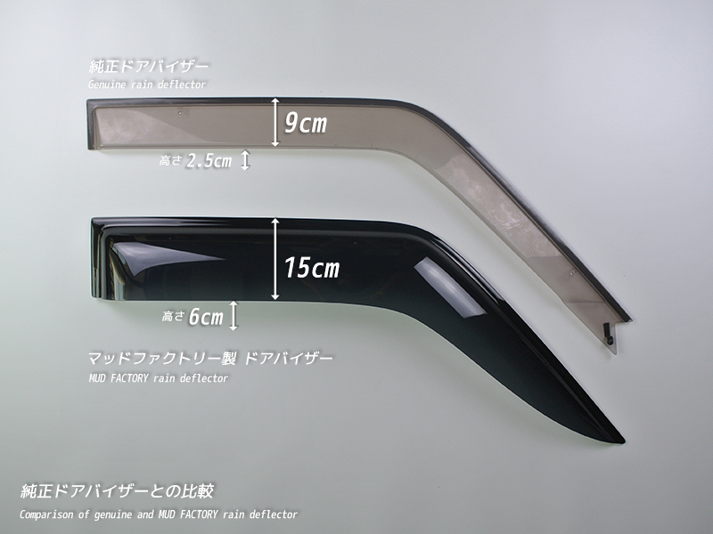 マツダ ボンゴ トラック SK SL型 ドアバイザー 純正 より幅広 バネット