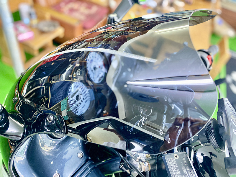 カワサキ ZZ-R1100 ZX-11 ZZR1100 D型 ニンジャ スクリーン 純正サイズ