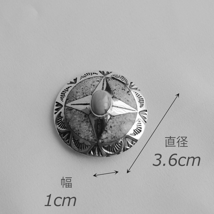 ミドルトラッカーウォレット　シルバー925コンチョボタン kc-mca001.jpg