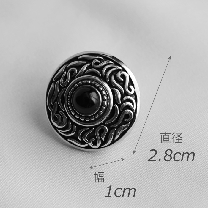 【鐘】打ち刻印コンチョ ゴローズ goro's [希少]SV刻印コンチョ(小)※直径約1.6cm※雰囲気