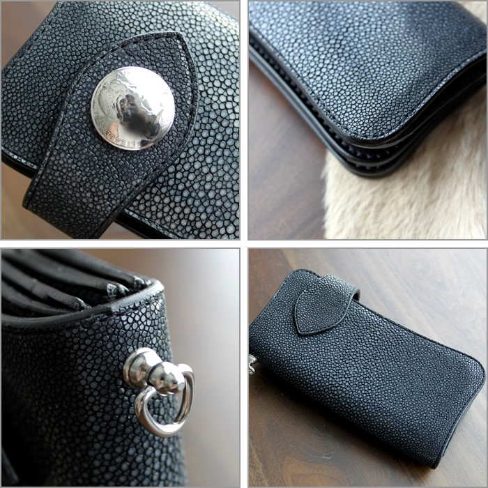 MudMonkey製スティングレーバイカーズウォレット