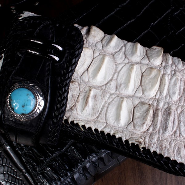 バイカーズウォレット クロコダイル 長財布 ヘビー級背面テイル INSIDE