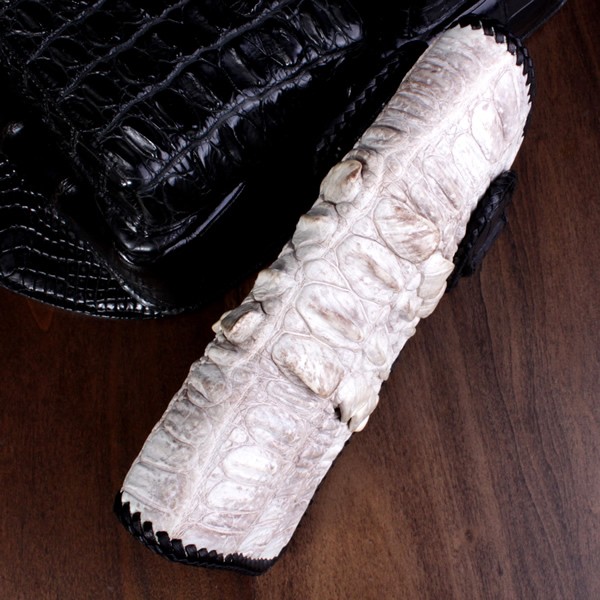 バイカーズウォレット クロコダイル 長財布 ヘビー級背面テイル