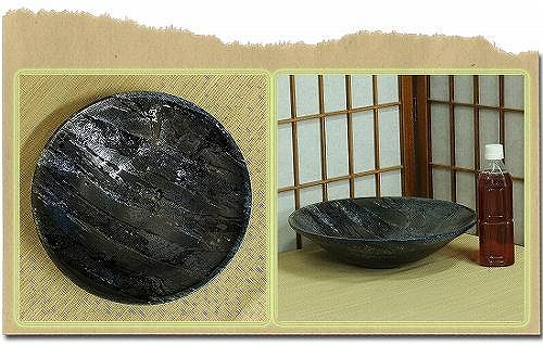 信楽焼生け花用水盤