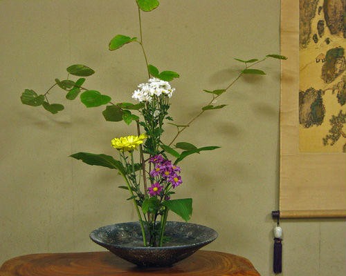 信楽焼生け花用水盤