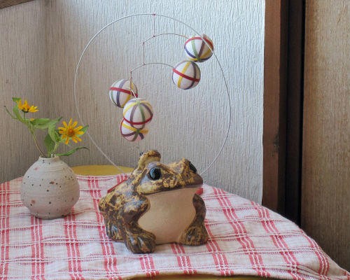 信楽焼のカエル