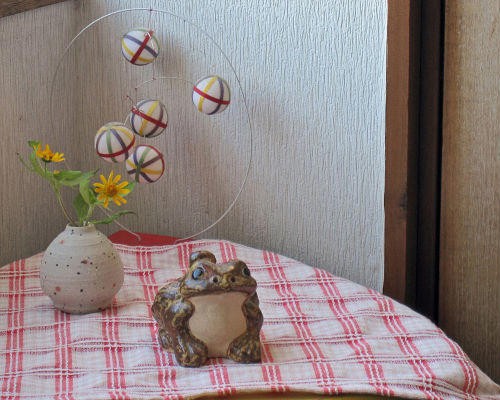 信楽焼のカエル