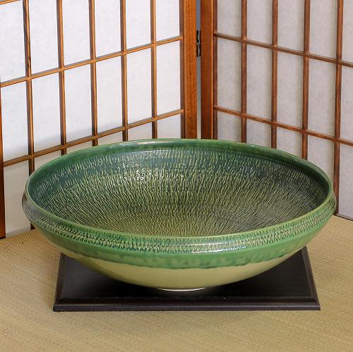信楽焼生け花用水盤