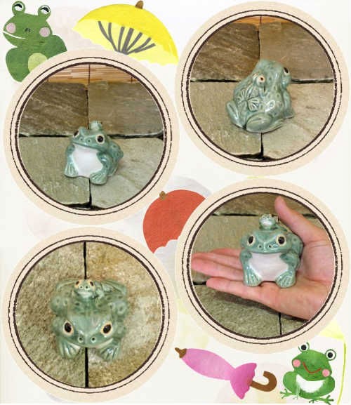 信楽焼のカエル