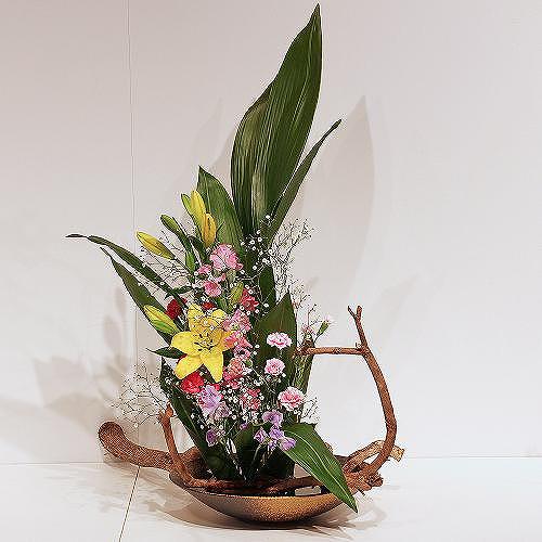信楽焼生け花用水盤